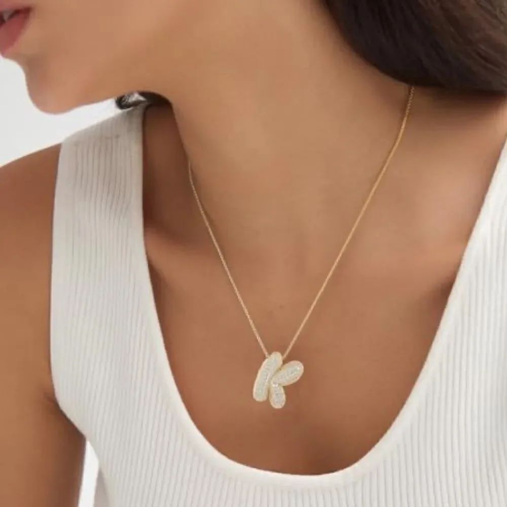 Elegant letter K Necklace N807